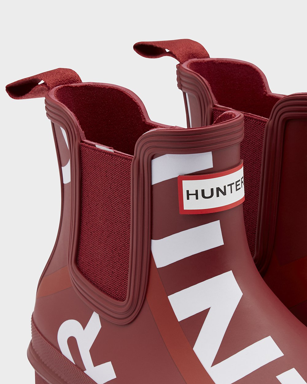 Hunter exploded logo outlet chelsea boots